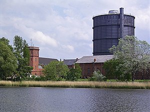 Der Gasometer und Bauten des Gaswerks (2003)