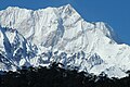 East face of Kangchenjunga, from near the Zemu Glacier.