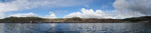 Puno from Titicaca Lake