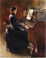 Girl at Piano, etwa 1887