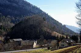 Rondchâtel village in Péry municipality