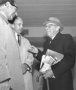 V.l.n.r. Robert "Bob" Craft, Kai Maasalo, Igor Stravinsky.