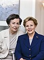 Tellervo Koivisto and Eeva Ahtisaari in 2000