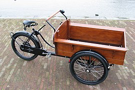 Traditional Dutch cargo tricycle
