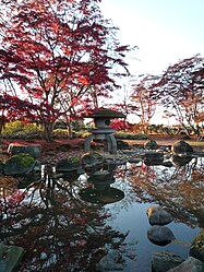 Edo-type driebenige yukimi-lantaarn (江戸型三本足雪見灯籠)