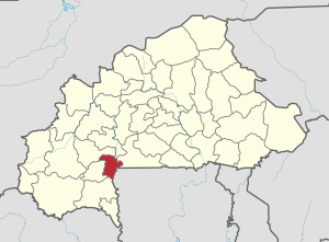 Location in Burkina Faso