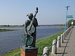 „Cellist“ der „Zeitreise“ in Wittenberge