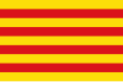 Senyera, Flag of Catalonia (Or, four bars gules)