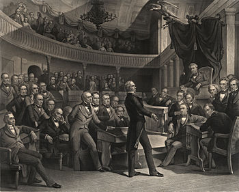 Henry Clay addresses the U.S. Senate