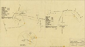 Plan der Luftwaffenbasis (ca. 1942)