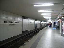 Perron van station Johannisthaler Chaussee