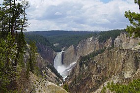 Lower Yellowstone Fall in Yellowstone National Park.