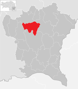 Lage der Gemeinde Paldau im Bezirk Südoststeiermark (anklickbare Karte)