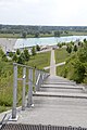 Weg zum See vom „Rodelhügel“ aus gesehen