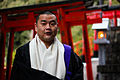 Shigisan Chosonshiji tapınağındaki bir Şingon keşişi