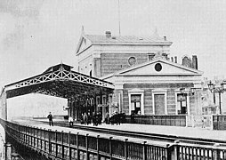 Station Rotterdam Beurs in 1877