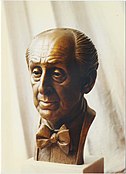 Beeld van Vladimir Horowitz, Koninklijk Concertgebouw, Amsterdam (solistenfoyer)