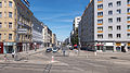Das Ende der Straße beim Matzleinsdorfer Platz