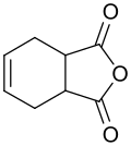 Strukturformel von 1,2,3,6-Tetrahydrophthalsäureanhydrid