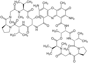 Strukturformel 7-Aminoactinomycin