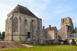 The abbey in Cormery