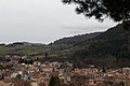 Blick über Bourg-Argental nach Süden