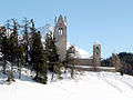 Kirche San Gian zwischen Celerina, Pontresina und Samedan