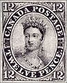 Kanadische Briefmarke, 1851