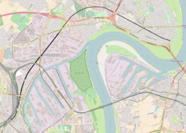 Spoorlijn Neuss - Düsseldorf-Oberkassel op de kaart