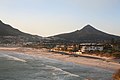 Hout Bay as seen from Chapman's Peak Drive at sunset.