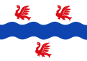 Flagge des Ortes IJsselmuiden