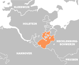 Plasseringa til Sachsen-Lauenburg