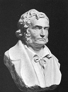 Bust of Møller by L. Hasselriis