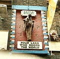 Tribute sculpture to The Beatles in Mathew Street, Liverpool