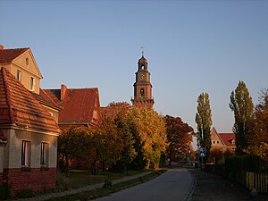 Straat in Laubusch