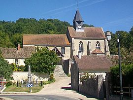 The church of Saint-Denis, in Montreuil-sur-Epte