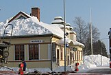 Railway station in Nurmes; an example of Jugendstil