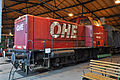 MaK 650 D als 60022 der OHE im Historischen Lokschuppen Wittenberge