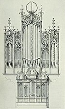 Prospekt der alten Orgel um 1520