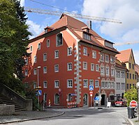 Stammhaus des Otto Maier Verlags in der Marktstraße in Ravensburg (heute Museum Ravensburger)