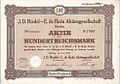 Aktie der fusionierten Riedel – de Haën AG 1928