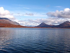 The Tangle Lakes are a popular destination for canoeists