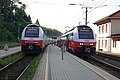Zwei Züge der Reihe 4744 in Spielfeld-Straß