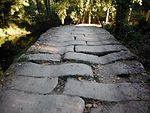 Ancient Roman bridge on the Camino