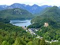 Schloss Hohenschwangau und Alpsee