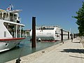 River cruise ships Princesse de Provence and A-Rosa Luna