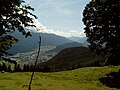 Buchener Höhe, Südrampe, Blick auf Telfs und das Inntal