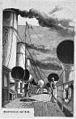 Am Oberdeck des Schnelldampfers Columbia (Zeitschrift Die Gartenlaube, Handzeichnung 1890)
