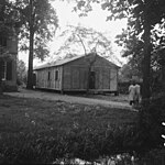 Noodwoning in de Betuwe in 1945