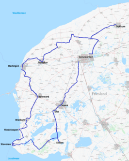 Route van de Elfstedentocht